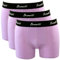 Benonetti Herren Boxershorts (3er Pack) aus Premium Baumwolle – Sportliche, atmungsaktive Männer- mit elastischem Bund (DE/NL/SE/PL, Alphanumerisch, XL, Regular, Regular, Flieder)