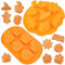 Moldes de Silicona para Halloween, 2 Moldes para Hornear de Halloween, Moldes de Silicona Fantasma de Murciélago de Calabaza, Adecuados para Pasteles, Galletas, Hornear, Chocolate, Dulces