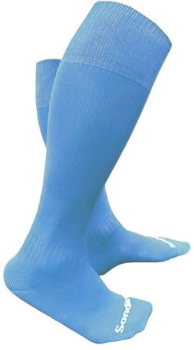 Sondico Mens Football Socks Plus Size Sky Blue 12-14
