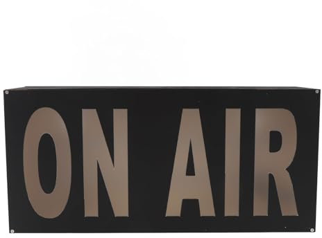 ON AIR-Lichtschild, Aufnahmeschild, Studio-Warnschild, ON AIR-Schild, Wandmontierbar, Pulsierendes On-Air-Lichtschild, Aufnahmestudio-Beleuchtung und Dekoration für Spielzimmer,