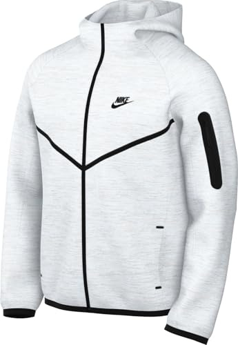 Nike Tech Windrunner Hoodie Mit Durchgehendem Reißverschluss Für Herren, Birch Heather/Black, HV0949-051, L