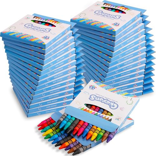 Tczecoo Lápices de colores en paquetes grandes (30 cajas de 12 colores)