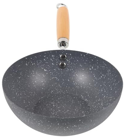 CONGARTENO Poêle Wok Antiadhésive pour Cuisine Petite Poêle à avec Motif Ustensile de Cuisine Multifonction pour Sauter Bouillir et