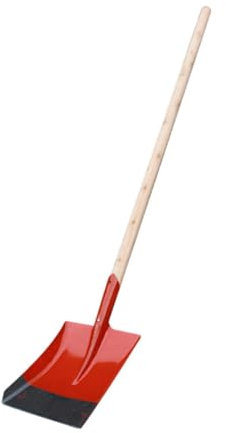 F Fityle Pala de jardín, Pala para Plantar con Mango de Madera, de excavación Manual Resistentes, Herramientas de excavación de jardín para Mover césped, 37x19cm