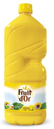 Huile Fruit d'Or 3L/Bouteille - Offres de 1, 2, 3 et 4 Boueilles - Livraison Gratuite France (1 bouteille)