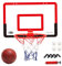 Basketball Hoop Toy Over the Door - Hoop for Basketball Indoor | No Punch Basketball PVC Ball Board Wall Mounted,Basketball Hoop for Indoor Games
