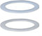 Set mit 2 Silikon-Dichtungsringen für Espressokanne, perfekte Kaffee-Brühlösung (9 Tassen Innendurchmesser 6,8 cm Außendurchmesser 8,6 cm)