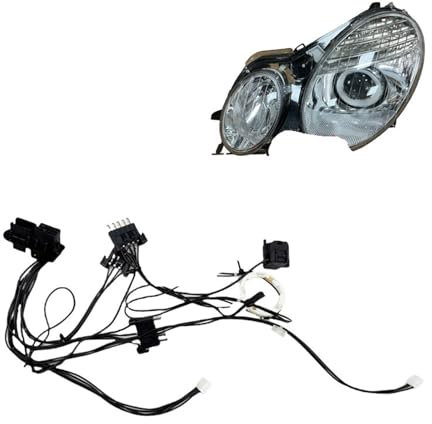 Kompatibel Für Mercedes E-Klasse W211 High Specification 2007-2009 Xenon-Scheinwerfern, mit AFS-Kabelbaum, interner Verkabelung h(A pair)