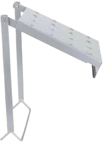 Ladder Work Platforms Attachment, Heavy Duty Ladder Work Tray Platforms, Stainless Steel Extension Attachment for Kitchen Library Electricians Painters Mechanics