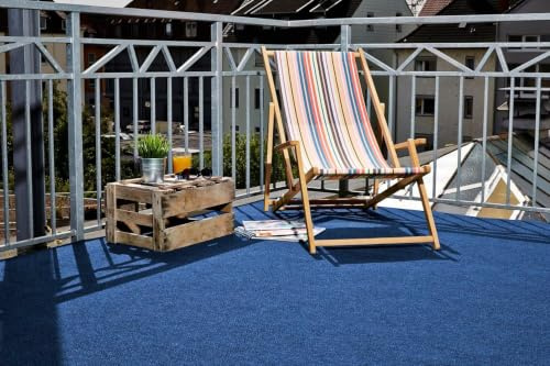 misento Kunstrasen Easy, Outdoor Teppich wetterfest, 200x300 cm, Blau