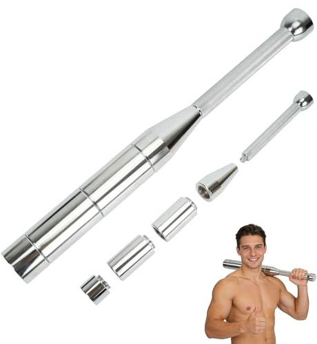 uyoyous 6 in 1 manubri regolabili, indian Clubbell 3-8 kg, manubri in acciaio per sollevamento pesi anteriori braccia, spalle, allenamento funziona