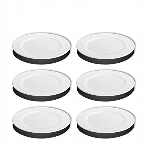 Wilmax WL-991180/A Porzellan Professioneller Speiseteller, Weiss, 25.5cm Durchmesser