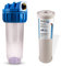 PureOne KBS1 Kerabakt-Set. 1-Stufige Filteranlage. Keimfiltration - Viren, Sporen und Krankheitserreger. Filtergehäuse mit Keramik Filterkartusche. Für Regenwasser, Brunnenwasser, Zisterne. 10 Zoll