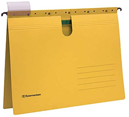 Soennecken Hängehefter 2018 DIN A4 220g kaufm. Heft. ge 25 St./Pack.