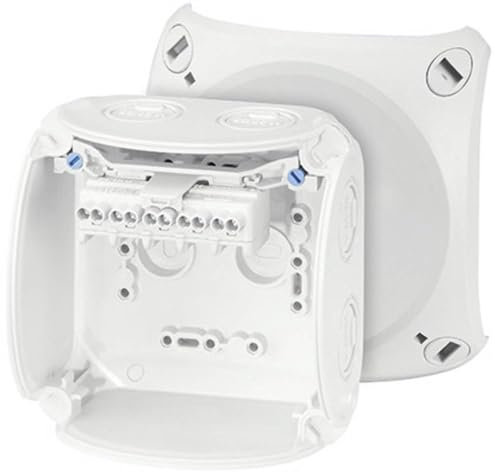 Hensel 62000047 Abzweigkasten (L x B x H) 70 x 104 x 104 mm Lichtgrau (RAL 7035) IP66, IP67, IP69 1 St.