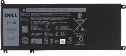 Dell 33YDH Original Akku 56Wh für Inspiron 17 (7778), (7779)