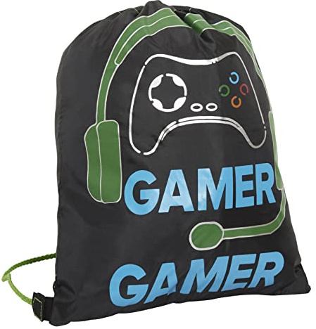 Epic Gamer Drawstring Gym Bag Kids Teens Adults Travel School PE Kit Sports Swim Bag