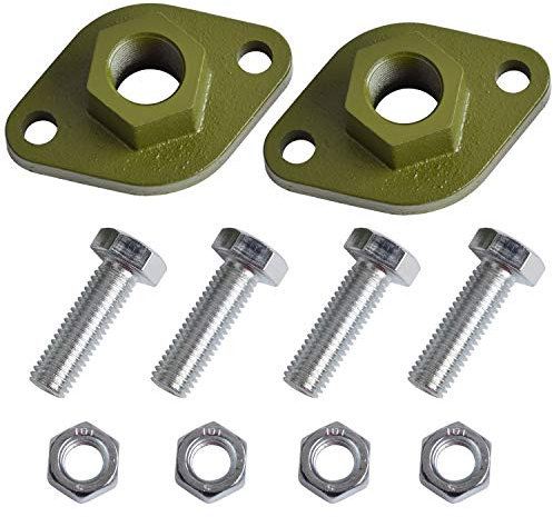 HYDRO MASTER Universal-Flansch aus Gusseisen für Umwälzpumpe (Paar) (1,9 cm NPT)