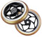 Blunt Gap Core Stunt-Scooter Wheel 120 mm (schwarz/PU Gold)