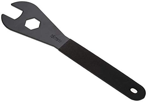 Phisscii Kegelschlüssel Langlebiger Multifunktions-Carbonstahl-Kegelschlüssel, Schraubenschlüssel, Fahrrad-Reparaturwerkzeug (16 mm)