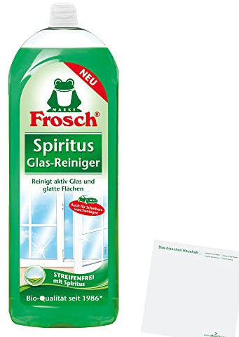 Frosch Spiritus Glas-Reiniger (750ml Flasche) + usy Block
