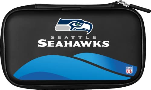 Offiziell lizenzierte NFL Seattle Seahawks Professionelle EVA-Darttasche (W417), Schwarz , Offiziell lizenzierte NFL Seattle Seahawks professionelle EVA-Darttasche (W417)