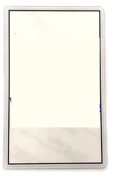 VKMKV 20 Piezas reemplazo Nuevo Superior Pantalla LCD Cubierta de plástico Pieza de Repuesto for Nintendo New 3DS (Color : Bianco)