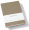 Semikolon 370046 - Notizbuch Classic A5 blanko - 176 Seiten, cremeweißes Papier - Lesezeichen - fango beige