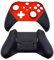 Meijunter Ersatzgehäuse Vordere Schale Rückenschale Hülle Abdeckung Faceplates Kompatibel mit Xbox Elite Wireless Controller Serie 2 - Core Edition, Rot