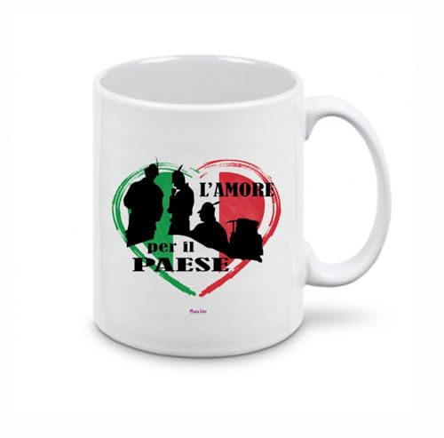 Tazza Raduno Alpini - 350ml - Ceramica di Alta Qualità - orgoglio - Perfetta per Regali - Collezione Alpini