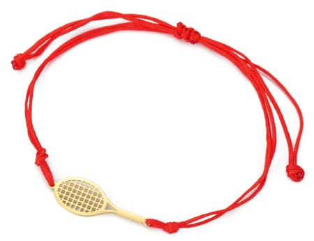 UNIFT Tennisschläger-Armband für Damen und Herren, Edelstahl, modischer Charm, Tennisballschläger-Armbänder, Sportschmuck für Geschenke, Spieler, Liebhaber, Einheitsgröße, Edelstahl, Kein Edelstein