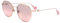 Moncler ML0156 K 28U SHINY ROSE GOLD 56/20/145 Damen Sonnenbrillen