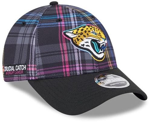 New Era Herren 2024 NFL Crucial Catch Plaid 9FORTY verstellbare Mütze