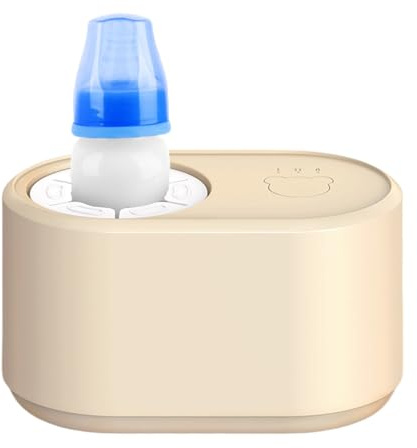 Mélangeur électrique pour bébé | Shaker et chauffe-bouteille de lait automatique | Fabricant de biberons 2 en 1 avec température constante, charge USB, vitesse réglable, portable pa