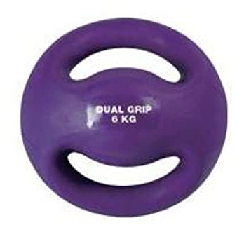 AMAYA Sport – Dual Grip Medizinball 6 Kg. Violett