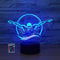 HPBN8 Ltd 3D Schwimmen Lampe USB-Strom Fernbedienung 7/16 Farben Optische Täuschung 3D LED Lampe Formen Kinder Schlafzimmer Nachtlicht Geburtstag Weihnachten Geschenke