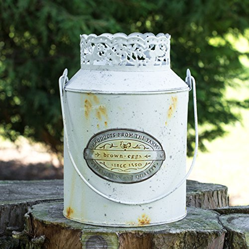 ProdBuy Limited Distressed Vintage Milk Churn Decoration