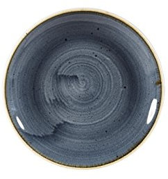 Churchill Stonecast -Coupe Plate Teller- Durchmesser: Ø16,5cm, Farbe wählbar (Blueberry)