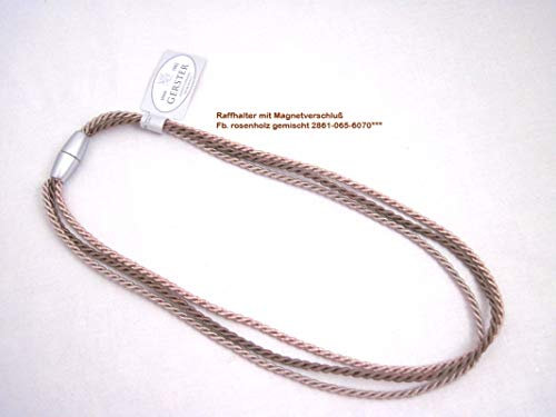 Gerster Gardinenstangenhalter 64/32 cm Rosenholz gemischt Fb. 6070