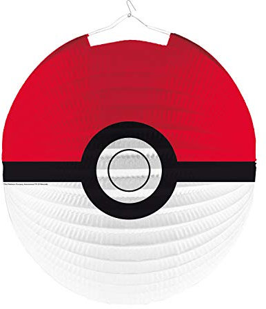 Amscan Official Pokemon Lanterne Pokeball - 25cm