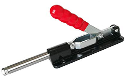 Knebelklemme,Drück Und Zieh-Typ Kniehebelspanner Manuelles Werkzeug,580 Kg Haltekapazität Geradliniges Schnellspanner Für Türen, Maschinen, Automobile