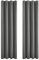 Deconovo Blickdicht verdunklungsvorhänge mit Ösen Thermovorhang Kälteschutz thermo gegen Kälte Thermogardine Hitzeschutz, 270x140 cm(HöhexBreite), Hellgrau, 2er Set