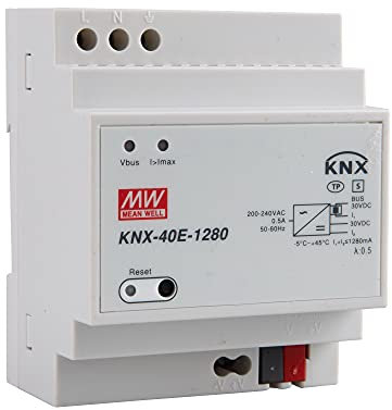 KNX-40E-1280 LED Netzteil Trafo MEANWELL KNX-40E-1280 Netzteil mit integrierter Drossel KNX Netzteil 39W 1280mA 30V LED Transformator für LED Beleuchtung