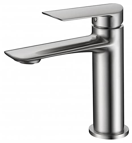 IMEX - Ural Series BDG040-1NQ Sink Faucet Modern Bathroom Basin Mixer Tap Brushed Nickel