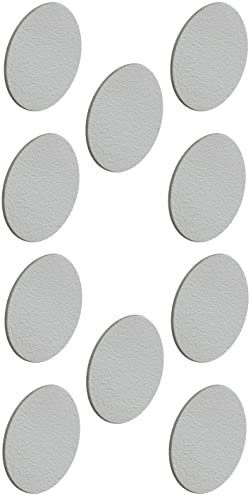 cyclingcolors 10x Abdeckkappen Selbstklebend 18mm Schutzkappen für Möbel Schrank Regal Bohrloch Abdeckung zum kleben Möbelpflaster (Grau)
