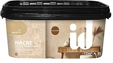 PEINTURE NACRE effet nacré fin 2L NOISETTE - ID PARIS
