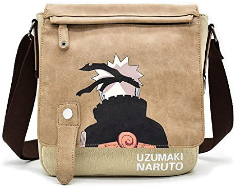CHENMA Anime Canvas College Umhängetasche Daypack Schultasche Schuterltasche Büchertasche Backpack Bag Uzumaki Shippuden