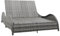 RONGQI Doppel-Sonnenliege mit Auflage, Gartenliege, Liegestuhl, Sonneninsel Outdoor, Sonnenstuhl, Gartenmöbel, Bäderliege, Relaxliege, Terrasse,Poly Rattan Anthrazit