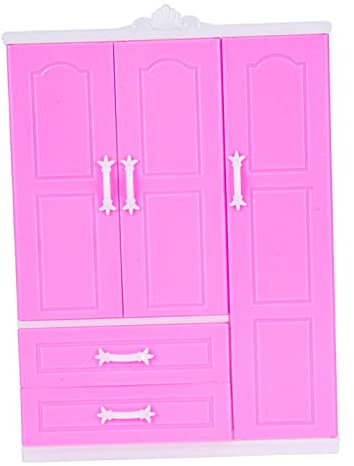 Milageto Armadio per Bambole Armadio per Bambole Armadio per Vestiti Puntelli per Foto Decorazioni per casa delle Bambole Accessorio per Abbigliamento Armadio