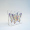 Acryl Transparent Kristall Dekorative Schmetterling Tischplatte Serviettenhalter Für Tisch/Freistehende Tissue Dispenser